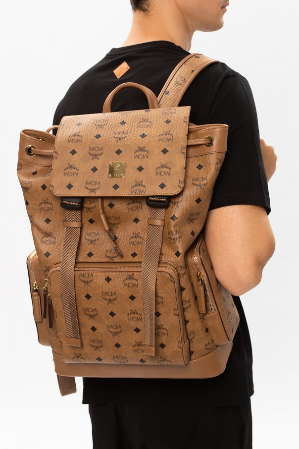 Mcm bookbag discount men's